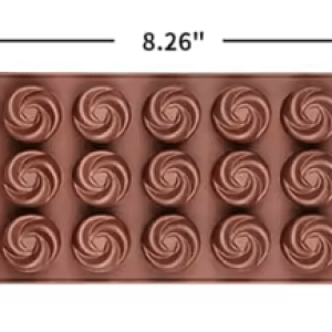 Molde de Silicona Espirales Bombón