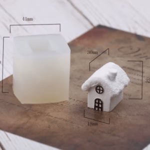 Molde de Silicona Mini casa modelo 1