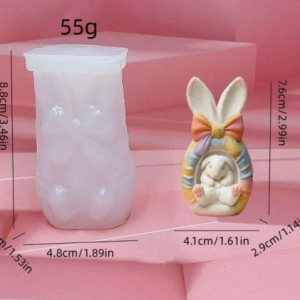 Molde de Silicona Conejo Pascua