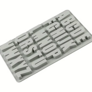 Molde de Silicona Letras modelo 2