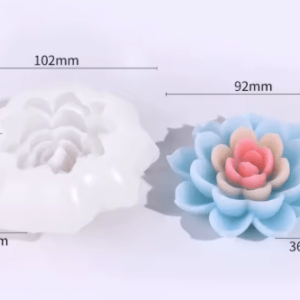 Molde de Silicona Flor de loto modelo 2