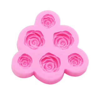 Molde de Silicona Rosas modelo 2