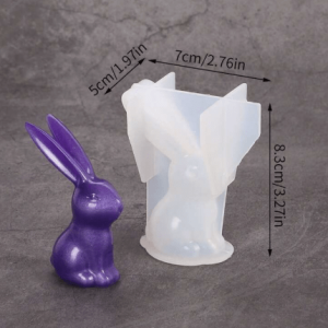 Molde de Silicona Conejo