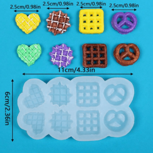 Molde de Silicona Mezcla de Galletas