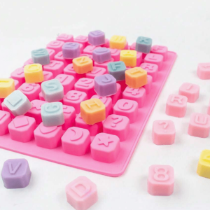 Molde de Silicona Letras modelo 3
