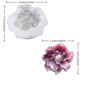 Molde de Silicona Flor Lujo