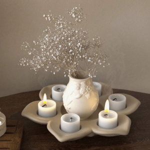 Molde de Silicona Fanal Bandeja para Velas