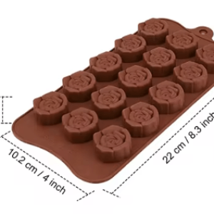 Molde de Silicona Rosas bombón