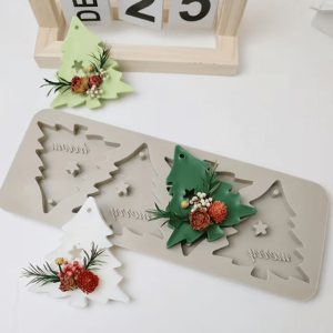 Molde de Silicona Colgante Árbol Navidad
