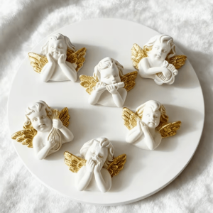 Molde de Silicona Angelitos de Navidad