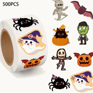 Pegatinas Halloween 500 unidades