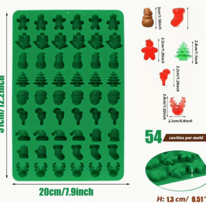 Molde de Silicona Mix Navidad