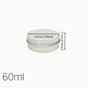 Lata de Aluminio con tapa 60 ml