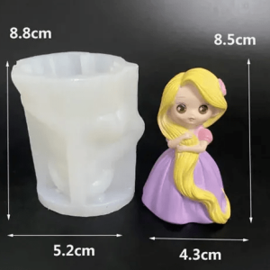Molde de Silicona Largo Princesa