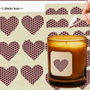Pegatinas encendedoras de cerillas Corazón 36 unidades