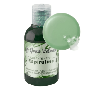 Colorante natural líquido Verde Espirulina