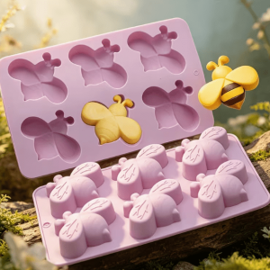Molde de Silicona Abejas modelo 3