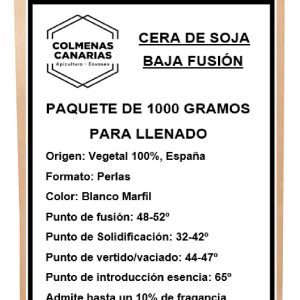 Cera de Soja Bajo Punto de Fusión