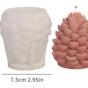 Molde de Silicona para Velas - Piña