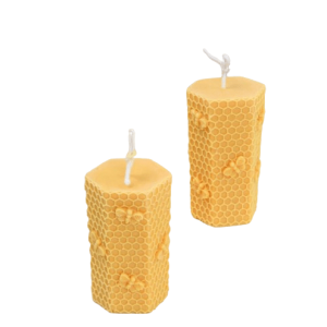 Molde silicona para Velas de Cera de Abeja - Hexágono de Celdillas