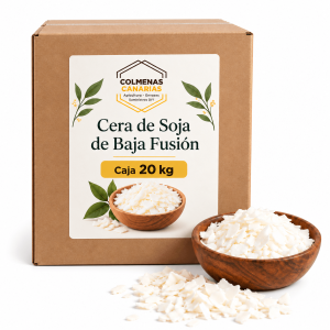 Caja de 20 Kg de Cera de Soja Bajo Punto de Fusión