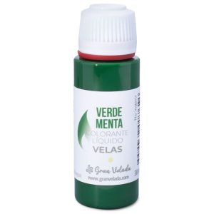 Colorante líquido para velas verde menta