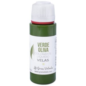 Colorante líquido para velas verde oliva