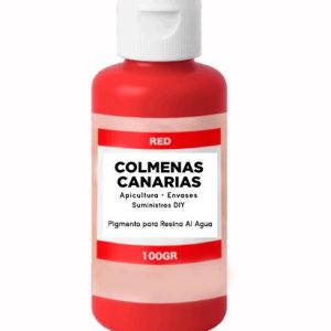 Pigmento Rojo para Resina Al Agua